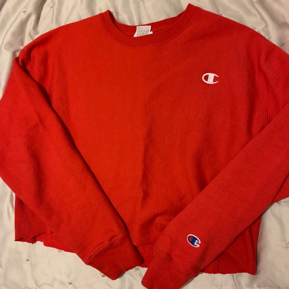 Champion cropped hoodie will negotiate price